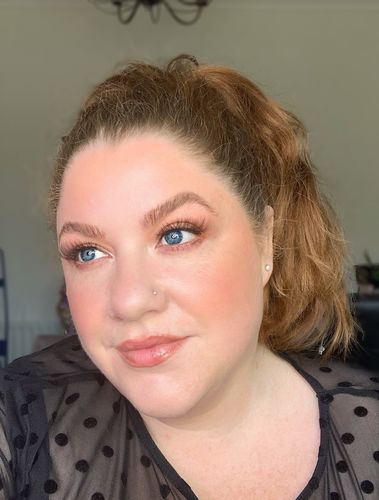 Customer photo review of Flick and Stick Adhesive Eyeliner Precision Pen - Clear