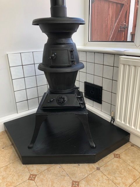 Customer photo review of Black Kenrick Hit & Miss Air Vent · 9 x 6 Inch ·
