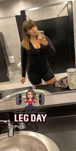 Customer photo review of Luxe Fitted Jacket