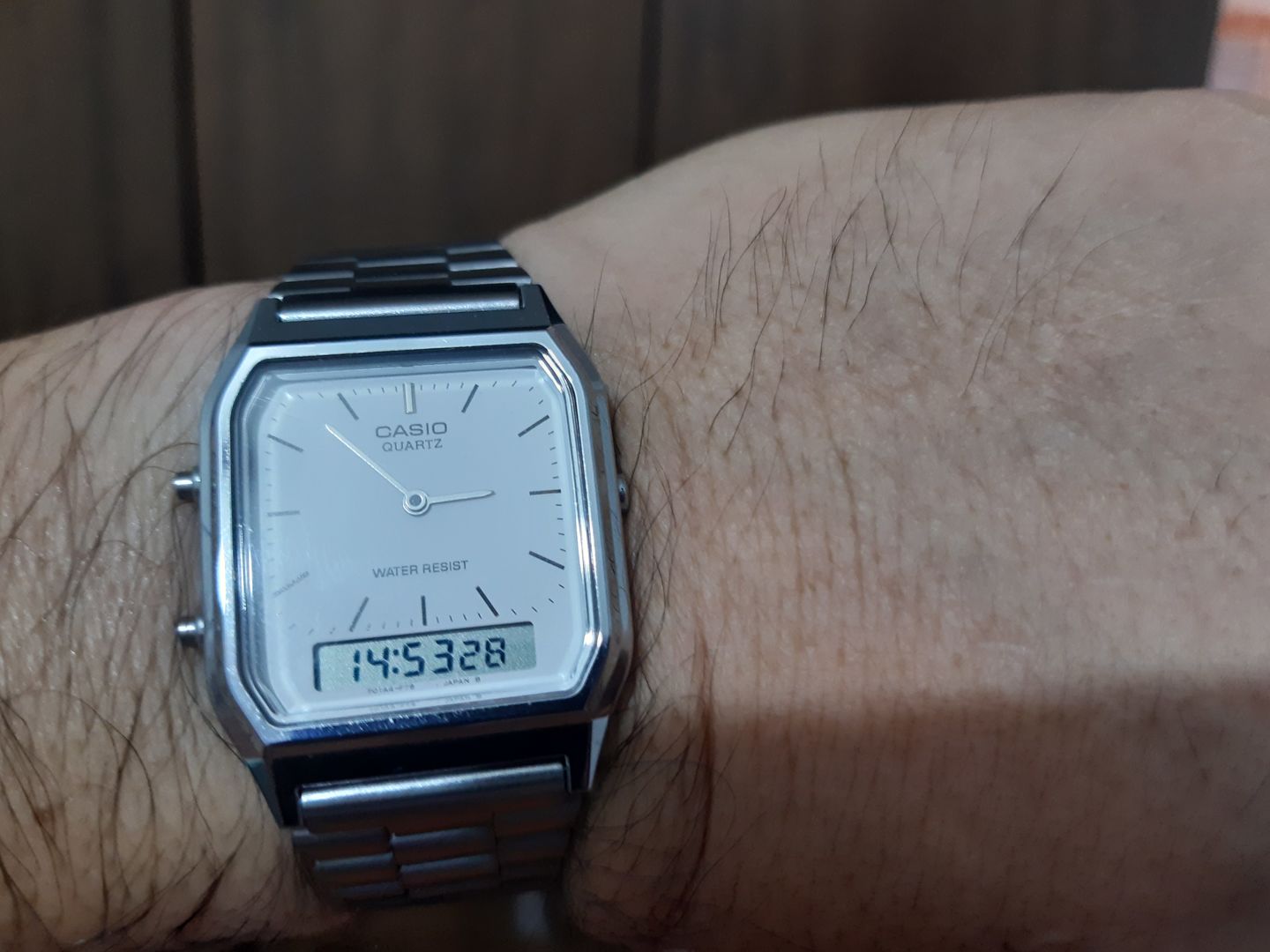 Customer photo review of Reloj Casio Vintage AQ-230A-7DMQ Plateado