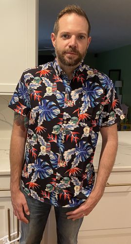 Customer photo review of Black Jurassic Palms (Stretch) - Tailored Fit