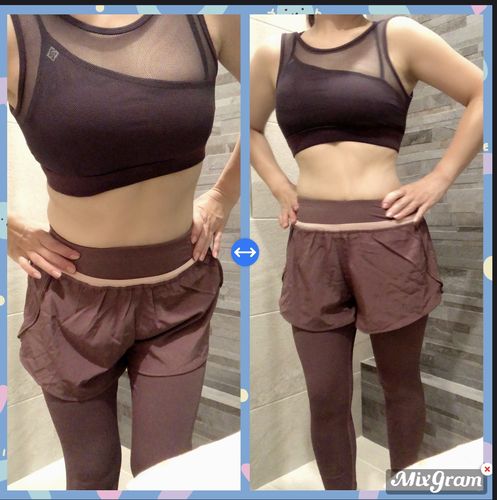 Customer photo review of NOTHIND TO FEAR LEGGING WITH SHORT