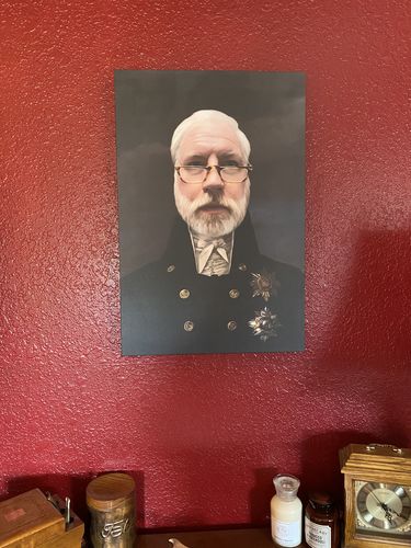 Customer photo review of The Captain - Custom Canvas
