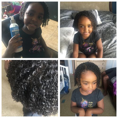 Customer photo review of CurlMix Fresh Quarterly Kit - On Hold Indefinitely