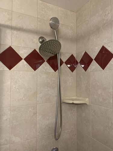 Customer photo review of 1-Spray Dual Shower Head Set