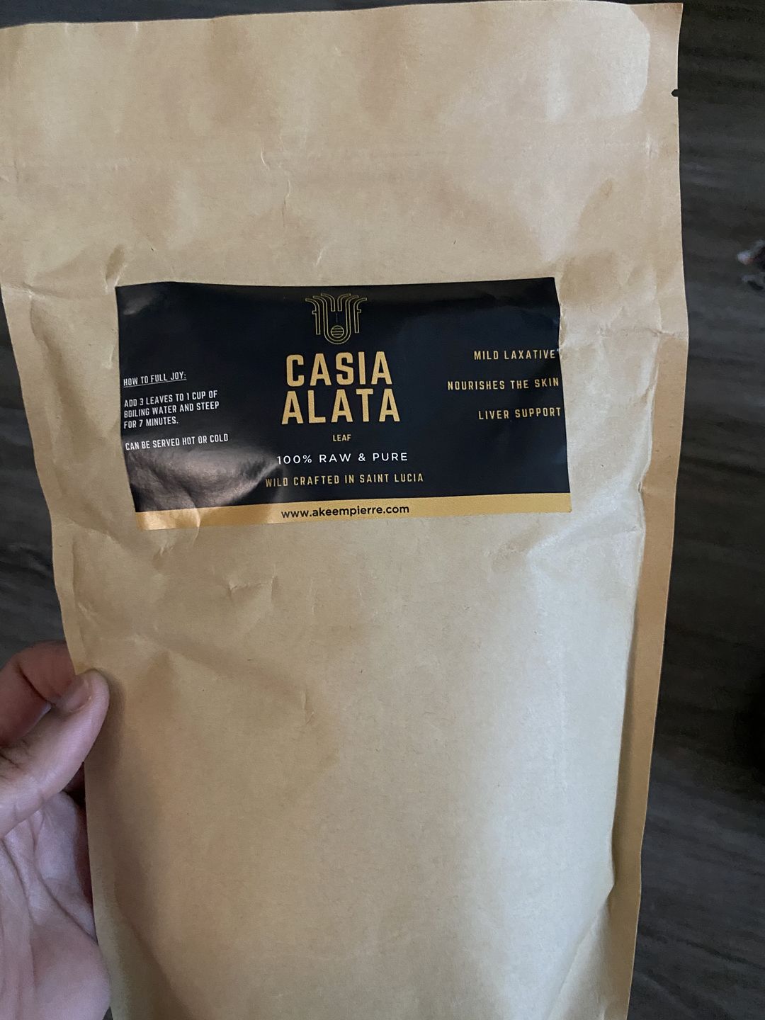 Customer photo review of Cassia Alata Leaf
