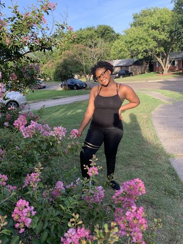 Customer photo review of Sparkly Glitter Leggings