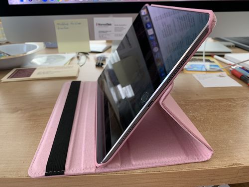 Customer photo review of Genuine Leather iPad Case