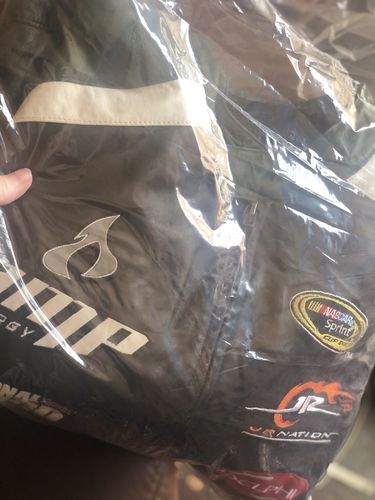 Customer photo review of Vintage NASCAR Dale Earnhardt #88 Leather Racing Jacket - Men's XL