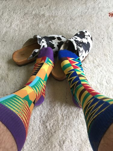 Customer photo review of The Classic Afrisocks Collection