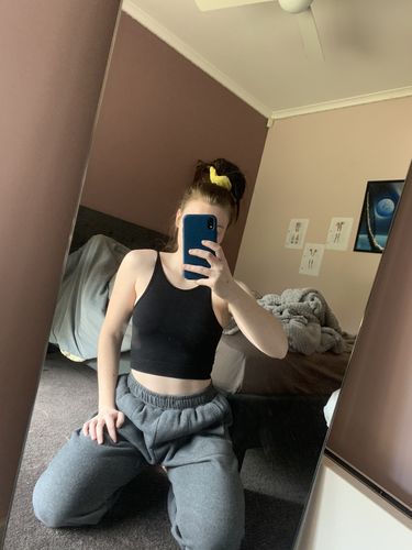 Customer photo review of Juliet Crop Tank
