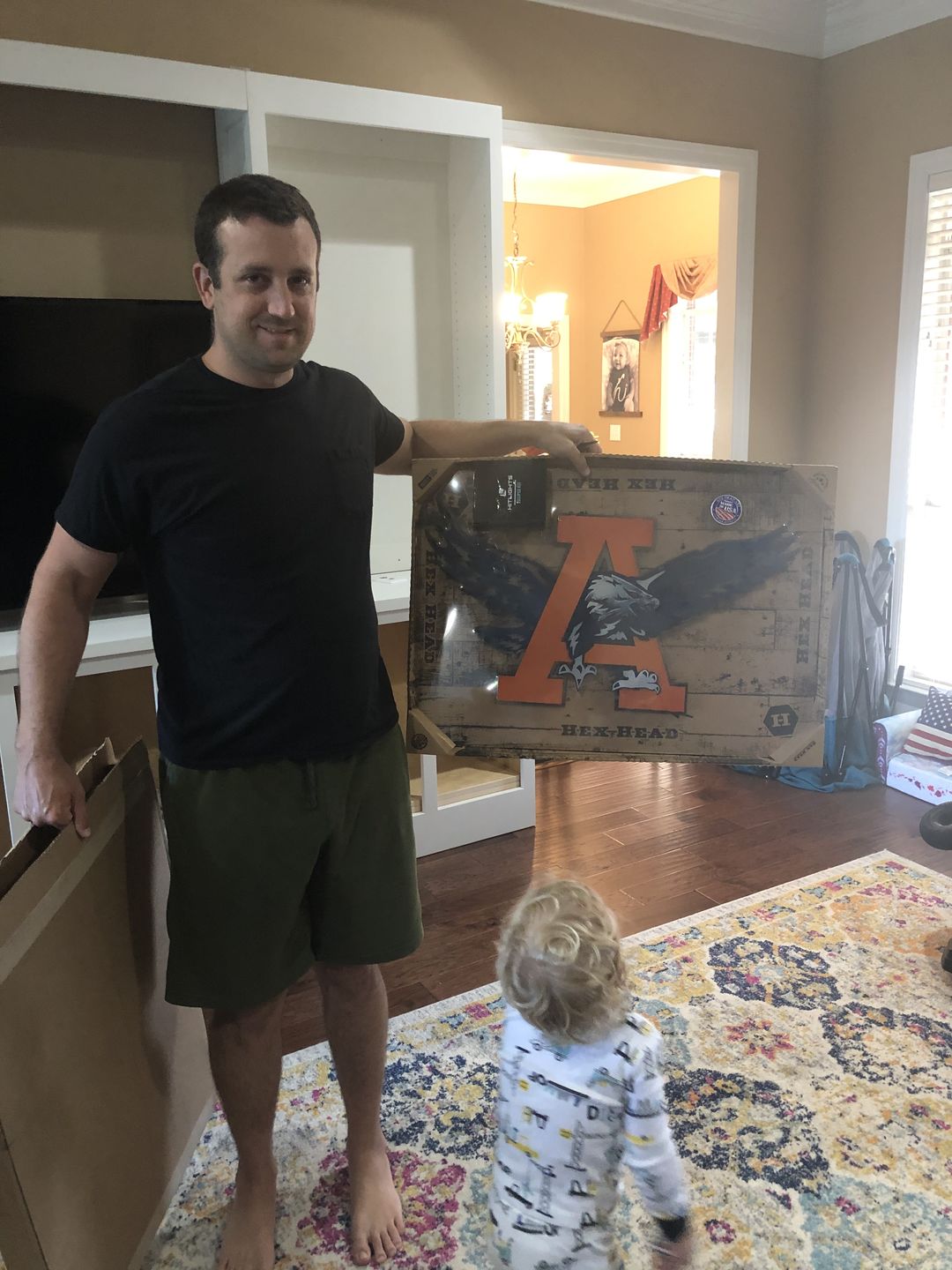 Customer photo review of Auburn University War Eagle 3D Vintage Metal Artwork