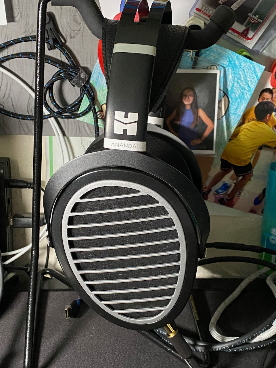 Customer photo review of Hifiman Ananda Planar Magnetic  Headphones - Stealth Magnets