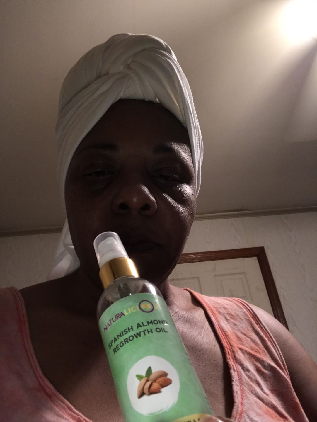 Customer photo review of Spanish Almond Regrowth Oil