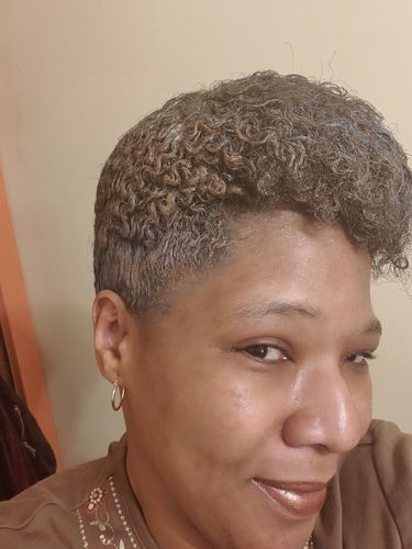 Customer photo review of Hair Color Wax