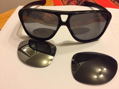 Customer photo review of MRY Replacement Lenses for Oakley Dispatch 2