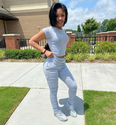 Customer photo review of Fashion Slim Trousers Two Piece