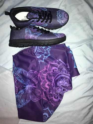 Customer photo review of Purple Mandala Butterfly