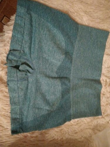 Customer photo review of High Waist Solid Sporty Shorts