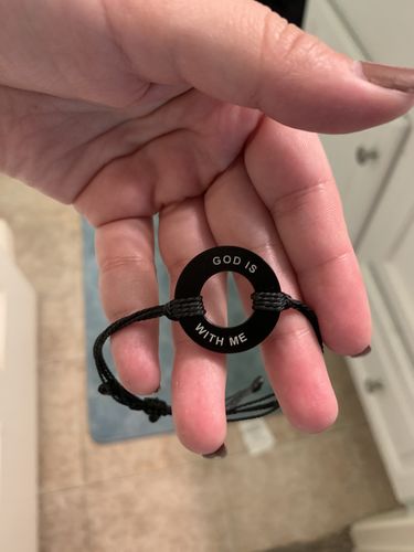 Customer photo review of GOD IS WITH ME - Encircle Faithlet