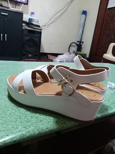 Customer photo review of Stefan Platform Sandals