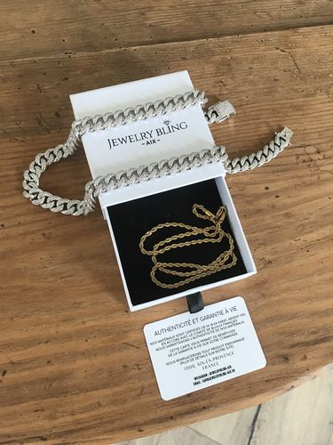 Customer photo review of CUBAN BLING. - 12MM OR BLANC