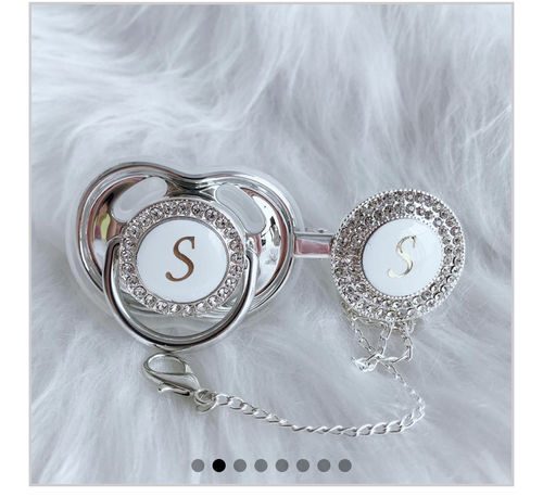 Customer photo review of Custom options for Luxury Pacifier™