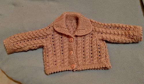 Customer photo review of Baby Mystery Knitting Box