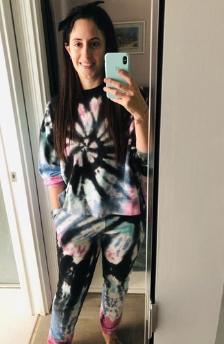 Customer photo review of Vendimia Jogger - Seabreeze / Peony / Onyx