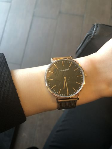 Customer photo review of Mesh Armband Rose Gold
