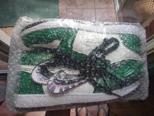 Customer photo review of Sneaker One Piece - Roronoa Zoro Montantes