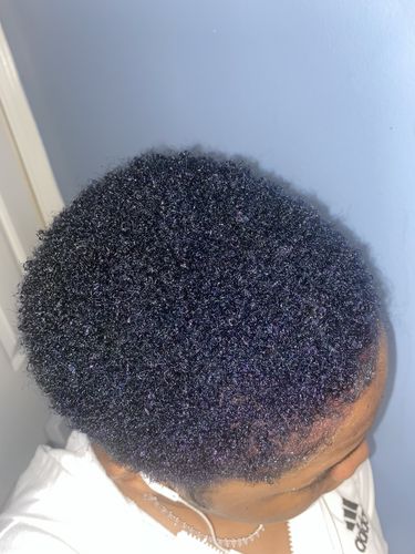 Customer photo review of BEST SELLER (BUNDLE PACK) REGROWTH -SHAMPOO & CONDITIONER & 1oz ( REGROWTH) HAIR SERUM