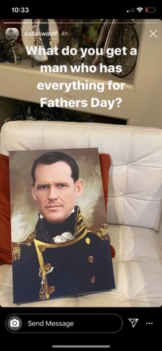 Customer photo review of The Admiral - Custom Canvas