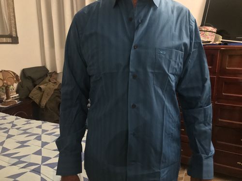 Customer photo review of Camisa de Vestir Modern Fit Zafiro