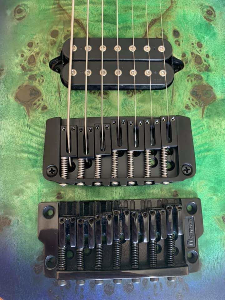 Customer photo review of 7 String Ibby HM Guitar Bridge