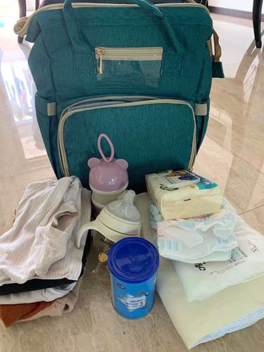Customer photo review of Multifunctional Mommy Diaper Bag