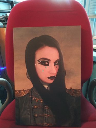 Customer photo review of The Baroness - Custom Canvas