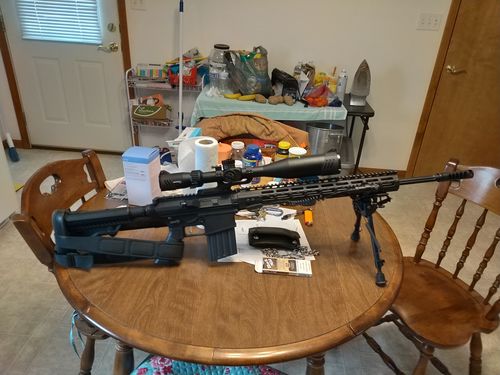 Customer photo review of Sniper ZT 5-27x50 FFP Scope Side Parallax Adjustment Glass Etched Reticle Red Green Illuminated with Scope Mount