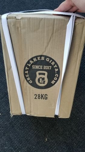 Customer photo review of 28kg / 62lbs E-coated Cast Iron Kettlebell