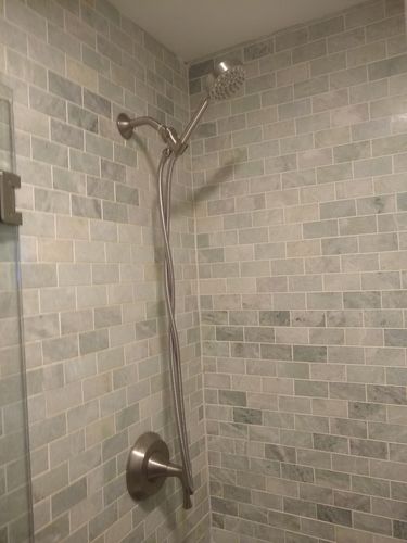 Customer photo review of 1-Spray Handheld Shower Head Set