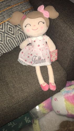 Customer photo review of Personalized Gloveleya Spring Girl Doll With Gift Bag - 5 Colors