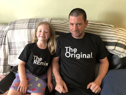 Customer photo review of Original/Remix Family Matching Tees - Black -  (MRK X)