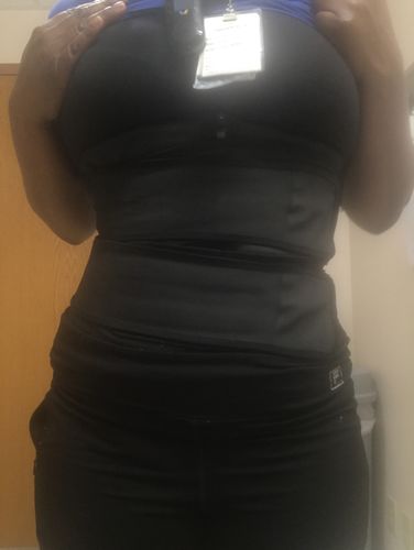 Customer photo review of LUX LATEX DOUBLE ABDOMINAL BELT