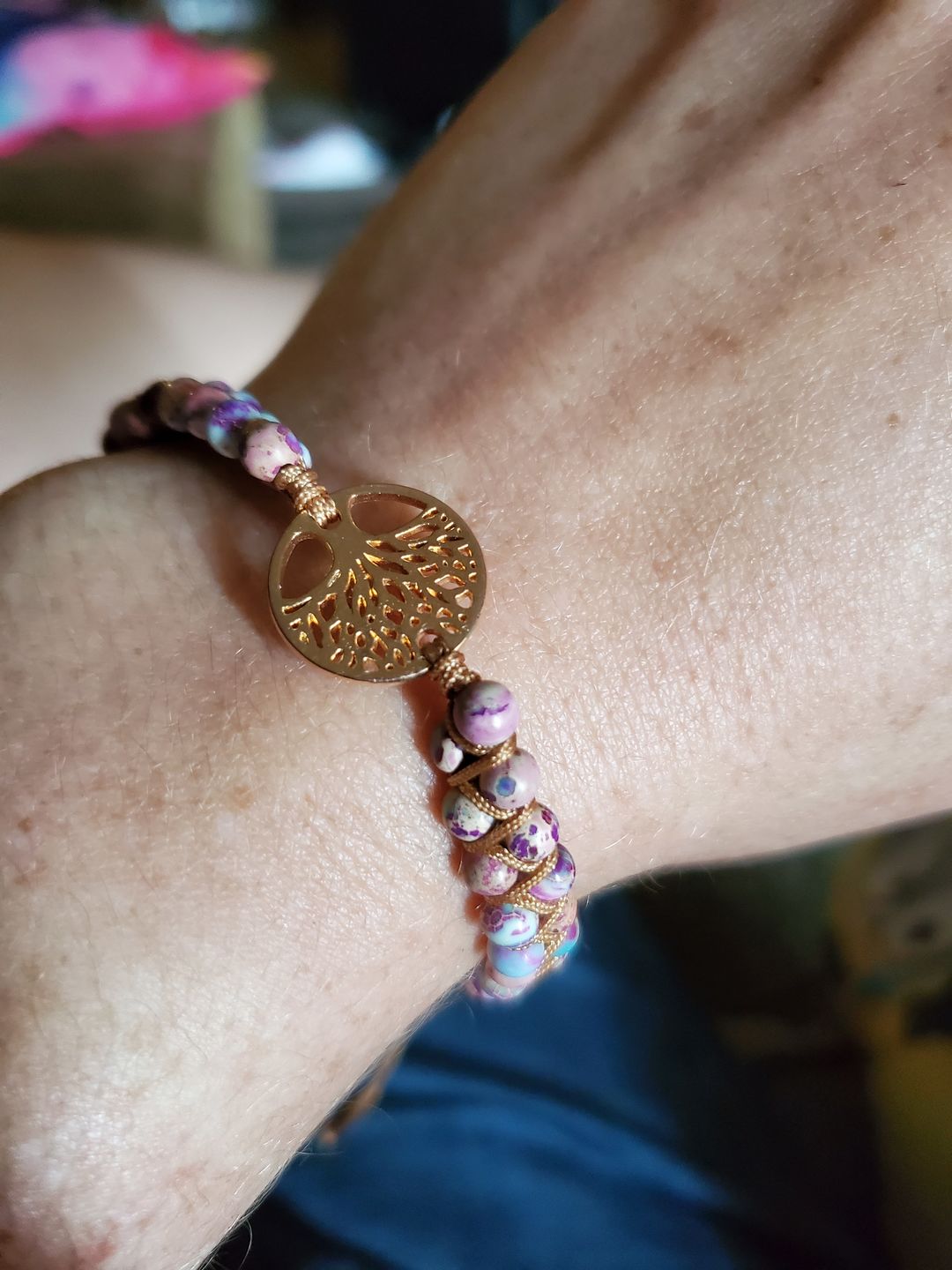 Customer photo review of Tree of Life Protection Bracelet
