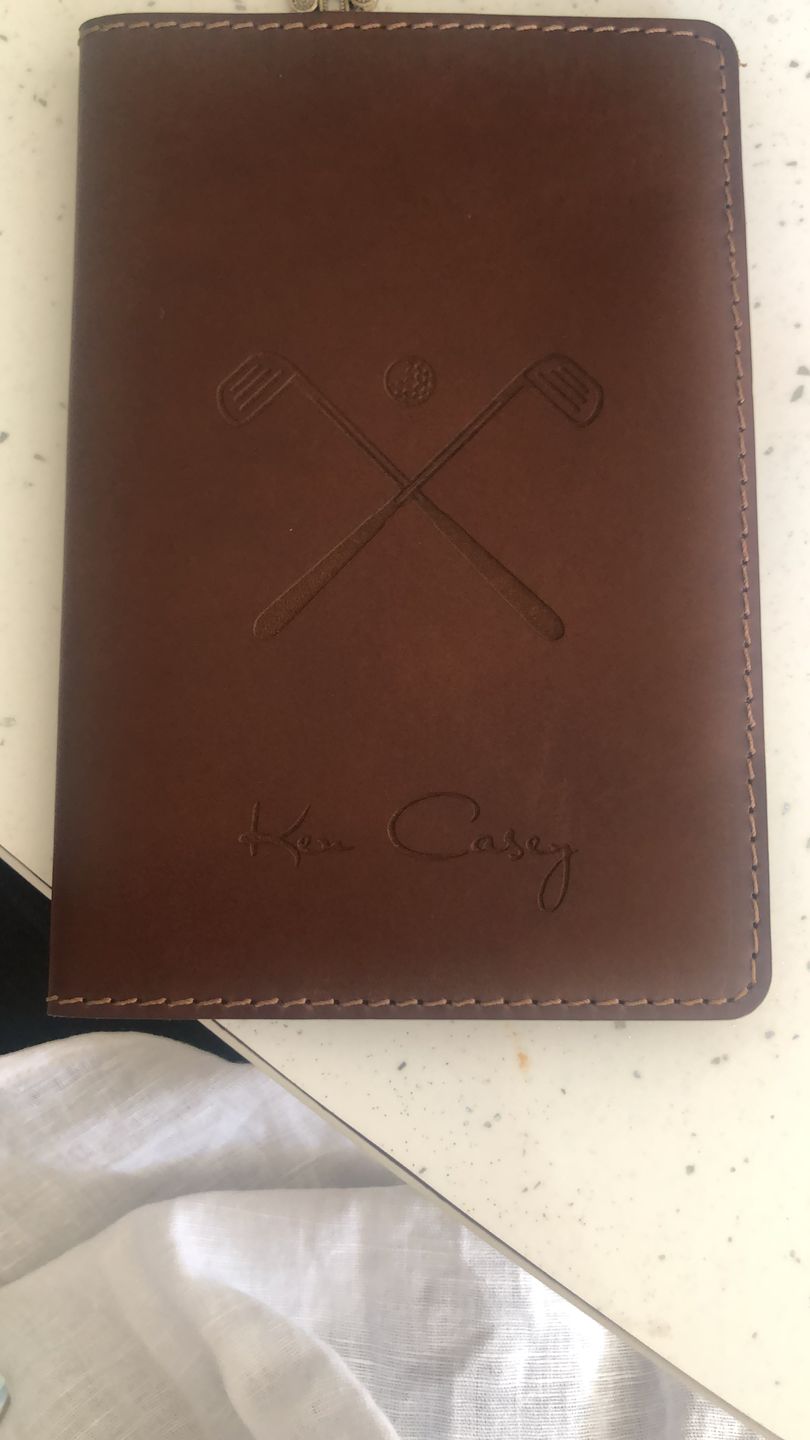 Customer photo review of Yardage Book Cover