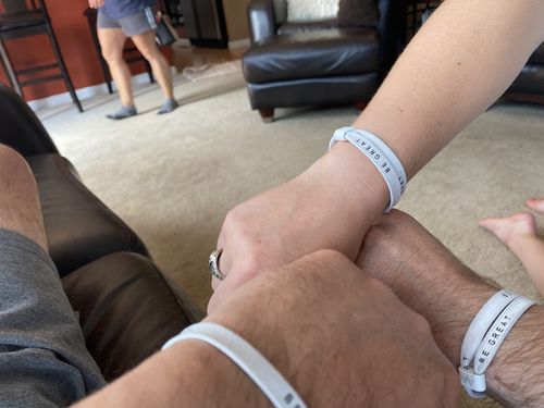 Customer photo review of Be Great - 3.0 Mentality Bracelet