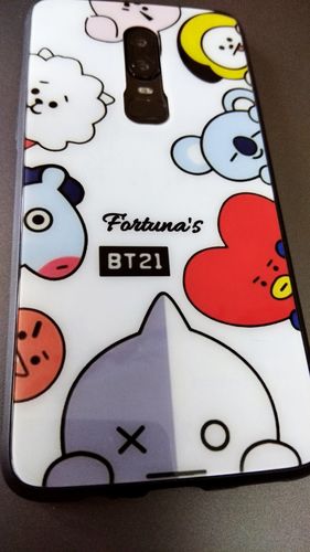 Customer photo review of Luxury BT21 Glass Case