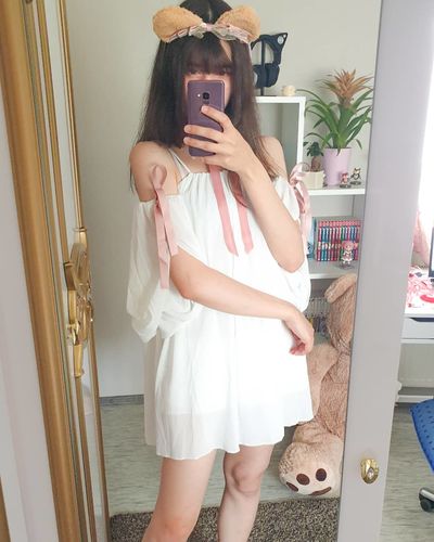 Customer photo review of Off-Shoulder Lovely Dress