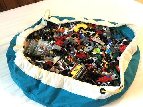 Customer photo review of Super Toy Storage Bag - Teal