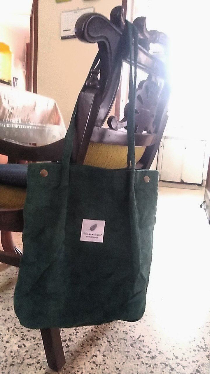 Customer photo review of Cord Tote Bag